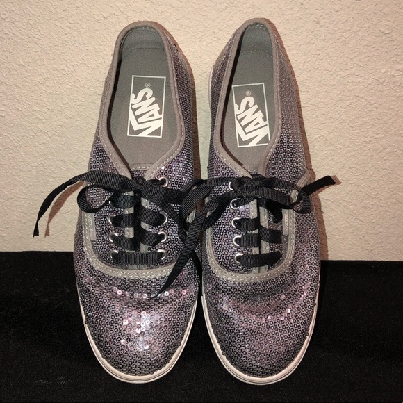 ❌SOLD❌Vans sequin sneakers - Picture 6 of 7
